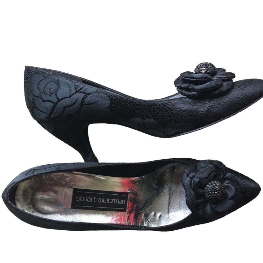 Stuart Weitzman Brocade Heels - Picture 4 of 16